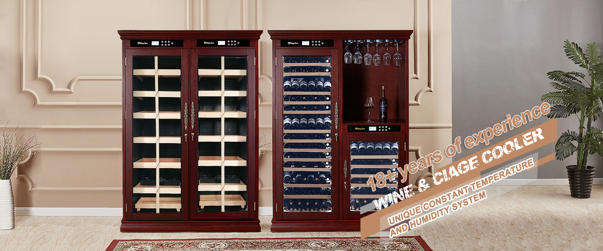 Qualità gabinetto più fresco del vino fabbrica