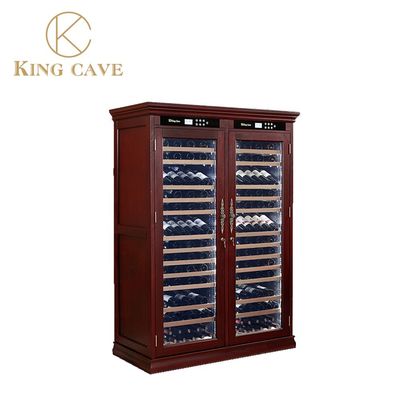 Qualità Regan Legno Wine Cooler Armadio Conteggio Vino Frigorifero Mensole regolabili fabbrica