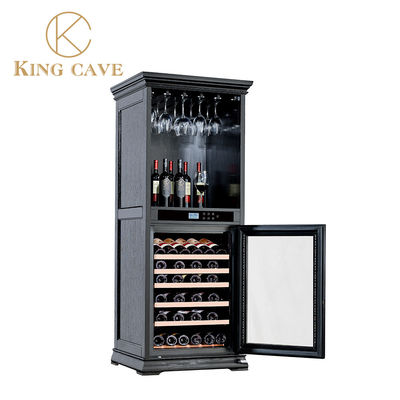 Buon prezzo Wine Cooler Box Home Wine Bar Display Frigorifero Cucina Wine Cooler Con Porta in linea