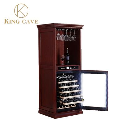 Buon prezzo Ripiano di legno Cucina Wine Cooler Luxury Moderno Wine Cooler Cantina in linea