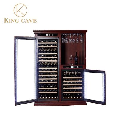 Buon prezzo Temperatura costante Frigo di vino in legno in linea