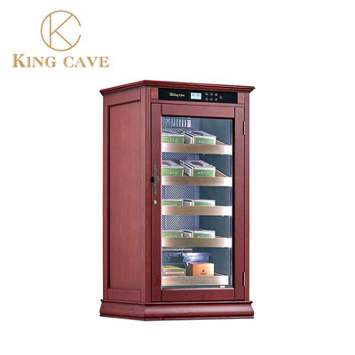Buon prezzo Funzionalità doppia Premium Wine Cooler a telaio in legno e Humidor Cigar Cabinet in linea