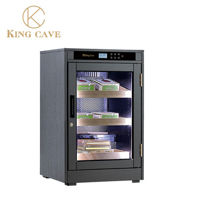 Buon prezzo Tempered Glass Electric Cigar Cooler Humidor Con Mensole di Legno di Cedro Spagnolo in linea