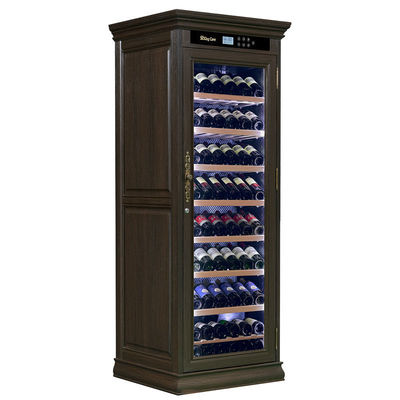 Buon prezzo Arredamento per liquori da vino su misura Single Zone Brown Wood Drink Cabinet in linea