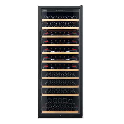 Buon prezzo Gabinetto di raffreddamento del vino indipendente con controllo della temperatura digitale e illuminazione a LED in linea