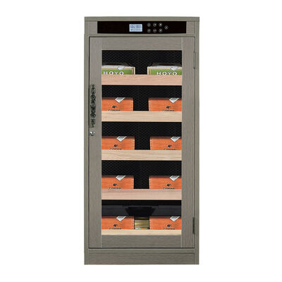 Buon prezzo Armadio umidificatore elettrico per sigari con cornice in legno di lusso, sistema di umidificazione integrato e raffreddamento termoelettrico in linea