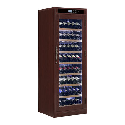 Buon prezzo Spaziosa capacità di stoccaggio Caldaio di vino in legno con porta di vetro chiudibile e controllo della temperatura di precisione in linea