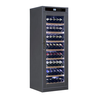 Buon prezzo Cantinetta per vino con controllo preciso della temperatura, capacità 48 bottiglie, design bloccabile per la conservazione del vino in linea