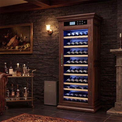 Buon prezzo Elegant Design Premium Cabinet di legno per il raffreddamento del vino per la casa e i bar in linea