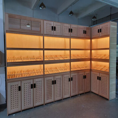 Buon prezzo Controllo climatico di precisione Walk-In Cedar Cigar Cooler Humidor Cabinet in linea