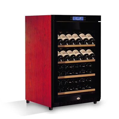 Buon prezzo Armadio frigo per vino da cucina con finitura in legno. Frigorifero indipendente a zona singola in linea